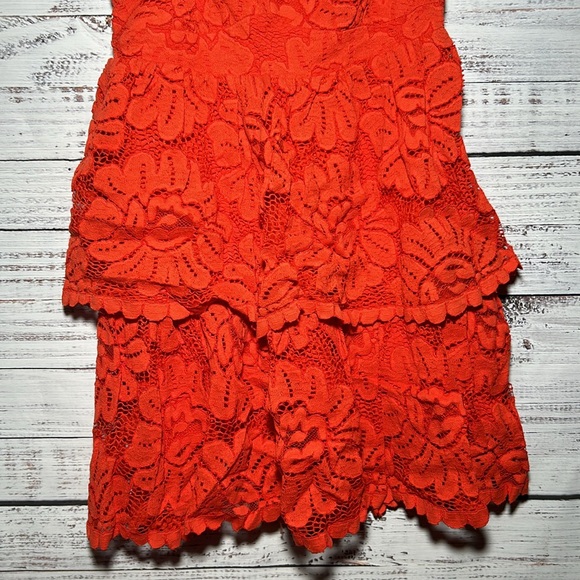 Anthropologie Maeve Strapless Lace Mini Dress Small - Picture 9 of 16